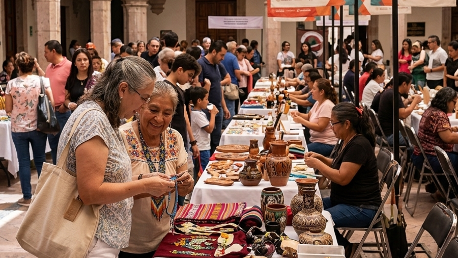 Los asistentes podrán encontrar joyería, textiles, artículos decorativos y otras piezas elaboradas con técnicas tradicionales y contemporáneas.