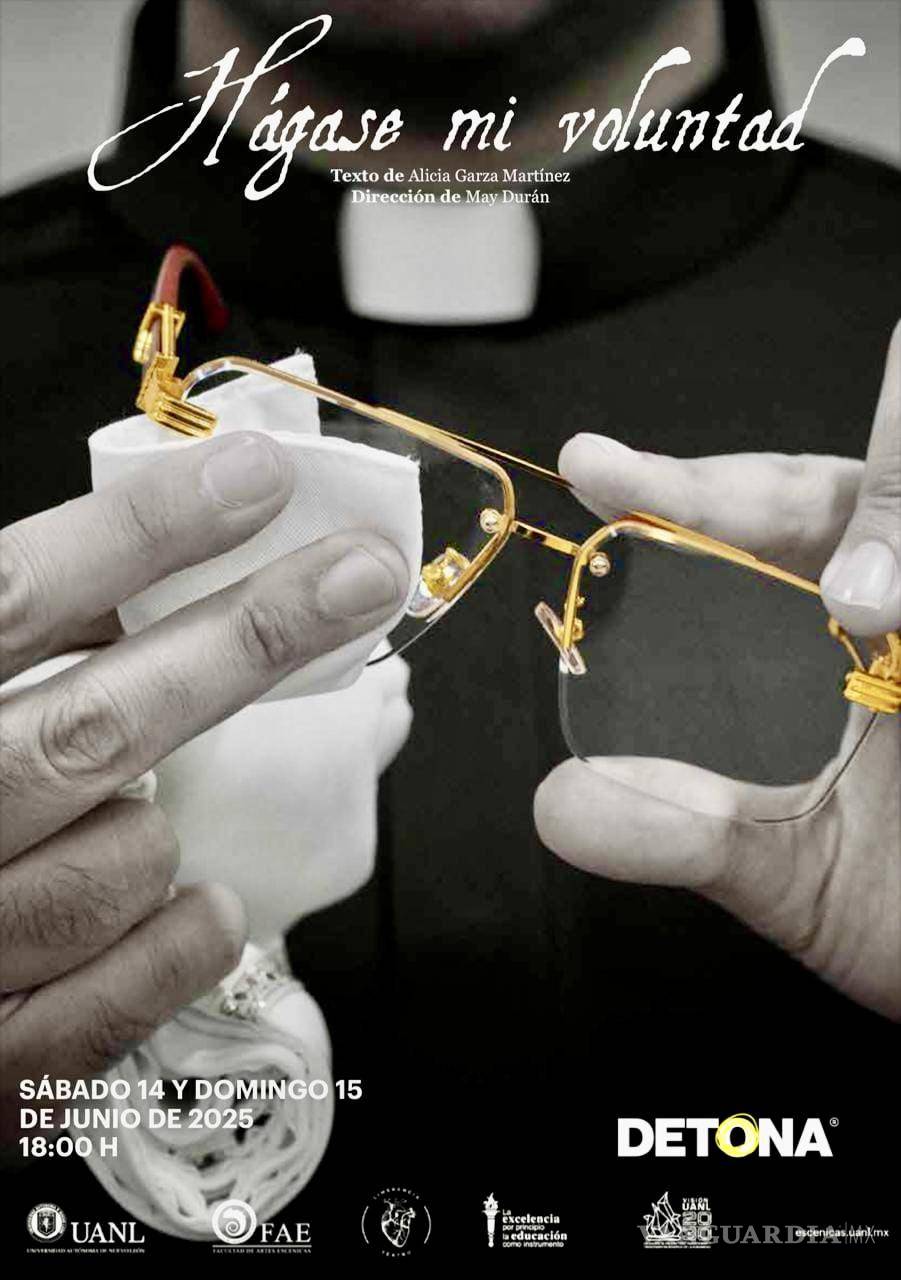 $!Cartel de la obra teatral “Hágase mi voluntad”.