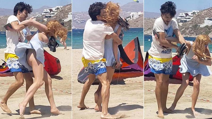 Lindsay Lohan nuevamente es agredida por su novio ruso Egor Tarabasov