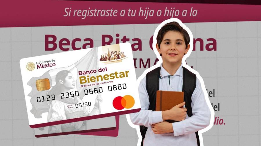 La Beca ‘Rita Cetina’ informó que comenzará la entrega de las tarjetas del Banco del Bienestar para la incorporación de familias de estudiantes de primaria del 18 de mayo al 31 de julio.