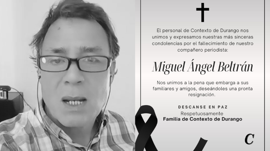 El periodista Miguel Ángel Beltrán Martínez, conocido como “Capo”, fue encontrado muerto en la carretera libre a Mazatlán; autoridades de Durango investigan las causas del homicidio