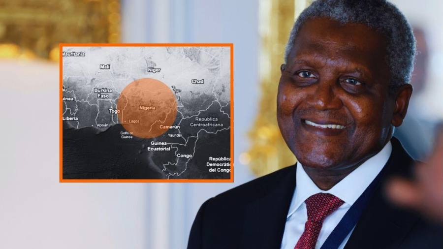 El CEO de la empresa nigeriana Dangote Group, Aliko Dangote, en el Chateau de Versalles, en las afueras de París, el 13 de mayo del 2024.