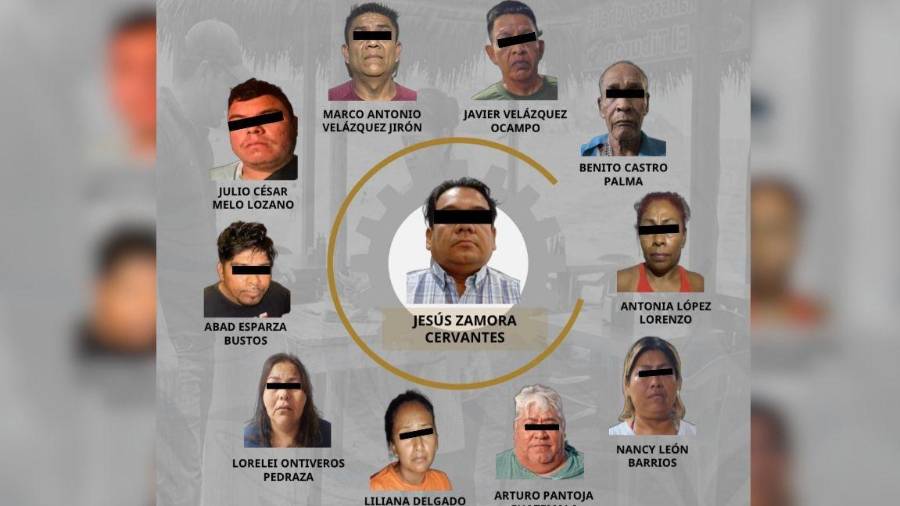 Jesús Zamora Cervantes fue detenido junto con otras 10 personas durante cateos en Acapulco por una investigación relacionada con extorsión.