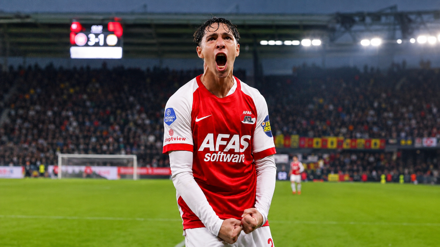 Mateo Chávez celebró su primer gol de la temporada tras vencer al portero con un potente zurdazo.