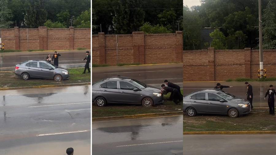 El rescate fue captado en video y se viralizó en redes sociales, donde usuarios aplaudieron el gesto solidario de los trabajadores.