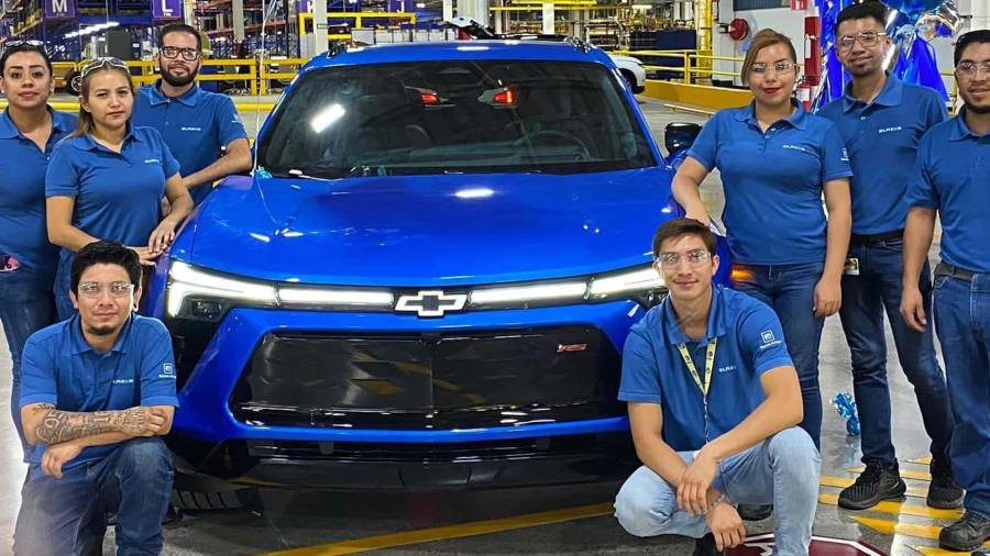 En junio del año pasado, GM publicó en sus redes sociales la producción de la primera unidad de la Blazer EV en su planta de Ramos Arizpe.