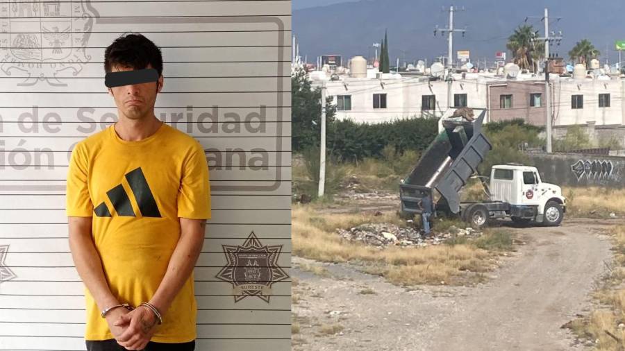 En distintos puntos de Saltillo se detectaron a los infractores mientras arrojaban basura y escombro en lugares no autorizados.