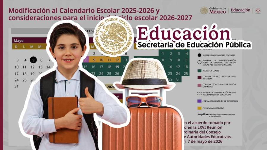 Modificación de adelantar el cierre del ciclo escolar 2025-2026.