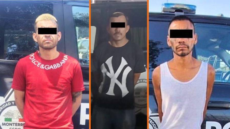 La Policía de Monterrey detuvo a tres hombres en distintos operativos en el centro de la ciudad; les aseguraron cristal, marihuana y cocaína.
