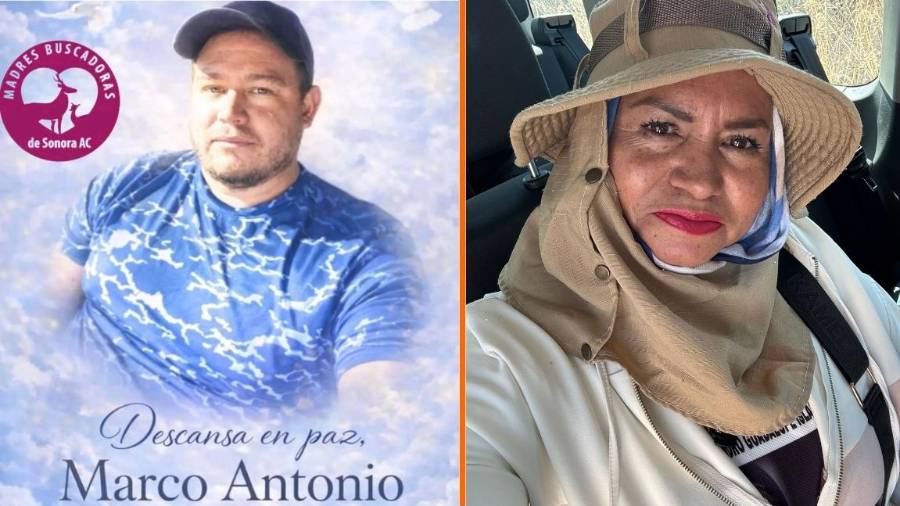 FGJE Sonora informó que se ha logrado la identificación positiva de Marco Antonio Sauceda Rocha, hijo de la líder del colectivo Madres Buscadoras de Sonora, Ceci Patricia Flores Armenta.