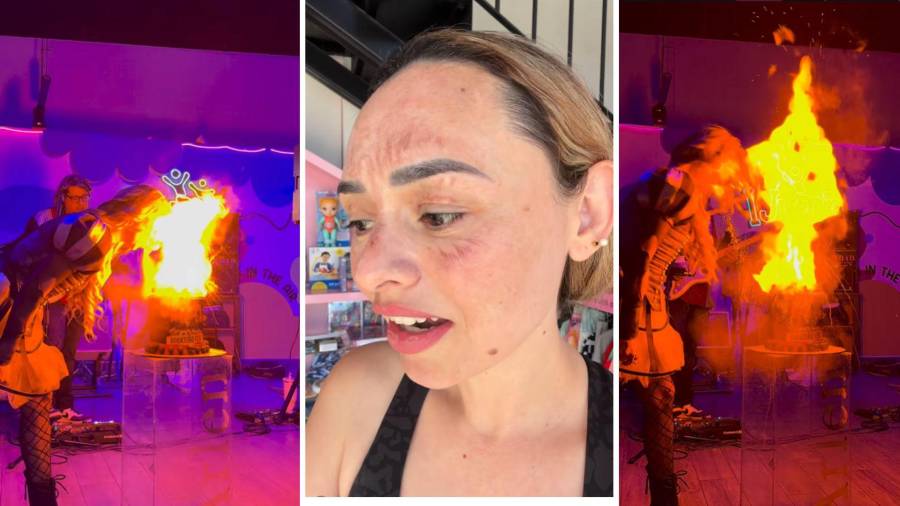 La influencer Arlen Hernández celebraba su cumpleaños de una forma especial, recreando el trend del ‘Pastel Explosivo’.