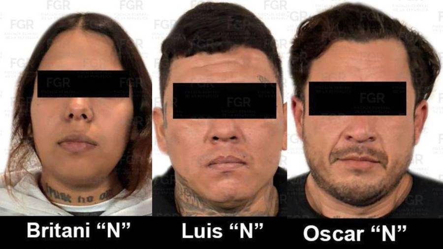 Elementos de Fuerza Civil realizaron la detención de los imputados en la colonia Mirasol, en Monterrey, quienes quedaron a disposición de la Fiscalía General de la República.