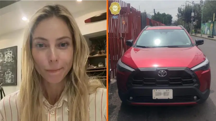 El vehículo en que viajaban varias personas que aparece en un video siguiendo a la conductora de televisión Vanessa Huppenkothen fue ubicado y el conductor detenido por elementos de la SSC de la CDMX.