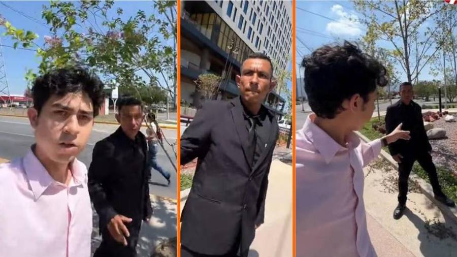 Se viralizó el video del creador de contenido regiomontano Ray Monsiváis, quien documentó la agresión que sufrió por parte de un guardia de seguridad del Hotel Holiday Inn Express Sendero.