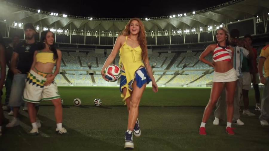 Apuesta. El video promocional de ‘Dai Dai’ fue grabado en el estadio Maracaná y revive la esencia futbolera de la cantante.