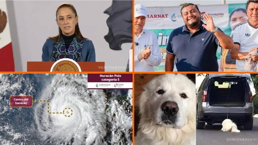 Las noticias más importantes del 23 de septiembre en México: Cae Alcalde de Juchitán y desata bloqueo; CSP revira a Trump; Huracán ‘Polo’ toma fuerza; ‘Rocky’ sigue bajo custodia.