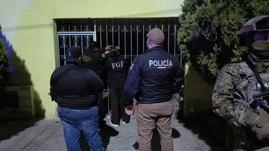 Autoridades acudieron a realizar el cateo.