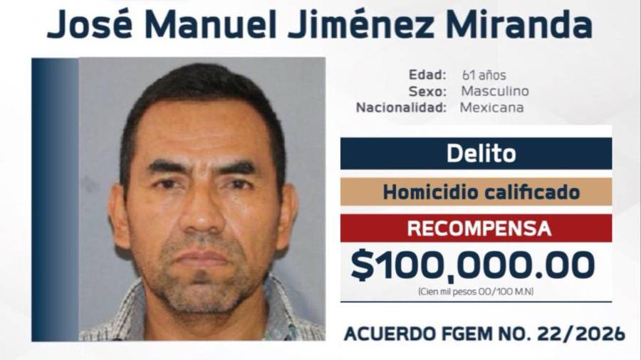 La Fiscalía de Michoacán ofrece recompensa de 100 mil pesos por José Manuel Jiménez, jefe de escoltas del alcalde Carlos Manzo asesinado en Uruapan en el caso vigente hoy**