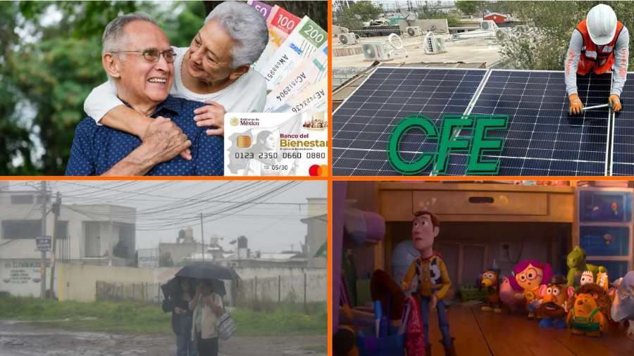 Noticias del fin de semana en México: Pronóstico del clima; solicita paneles solares de la CFE y arranca registro de Pensión Bienestar