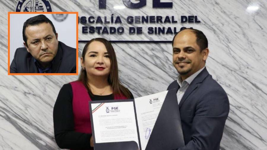 Claudia Zulema Sánchez Kondo tomó protesta a José Roberto Quiñonez Coronado como Encargado de la Vicefiscalía General de la Fiscalía General del Estado de Sinaloa