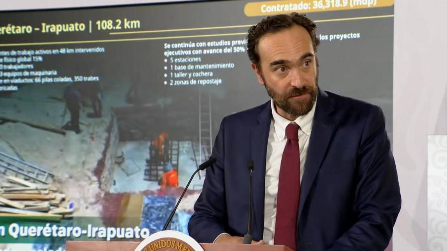 El primer tren para el tramo Saltillo-Nuevo Laredo arribará durante la segunda mitad del 2027.