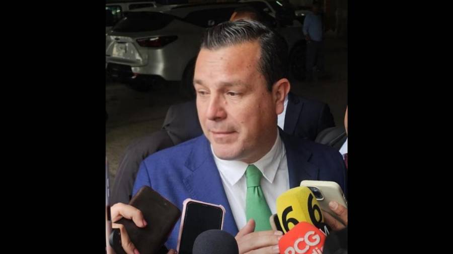 El Fiscal General del Estado, Federico Fernández Montañez, durante la reunión de las Mesas de Coordinación Estatal para la Construcción de Paz y Seguridad.