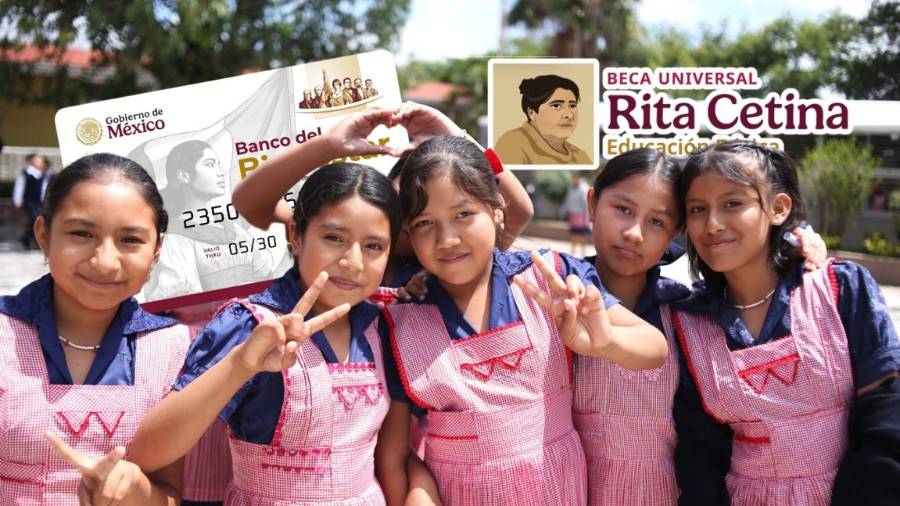 Beca Rita Cetina para estudiantes de primaria tiene calendario de pagos. Apoyo de $2,500 anuales comenzará a dispersarse desde 3 de agosto y llegará directamente mediante las tarjetas del Banco del Bienestar.