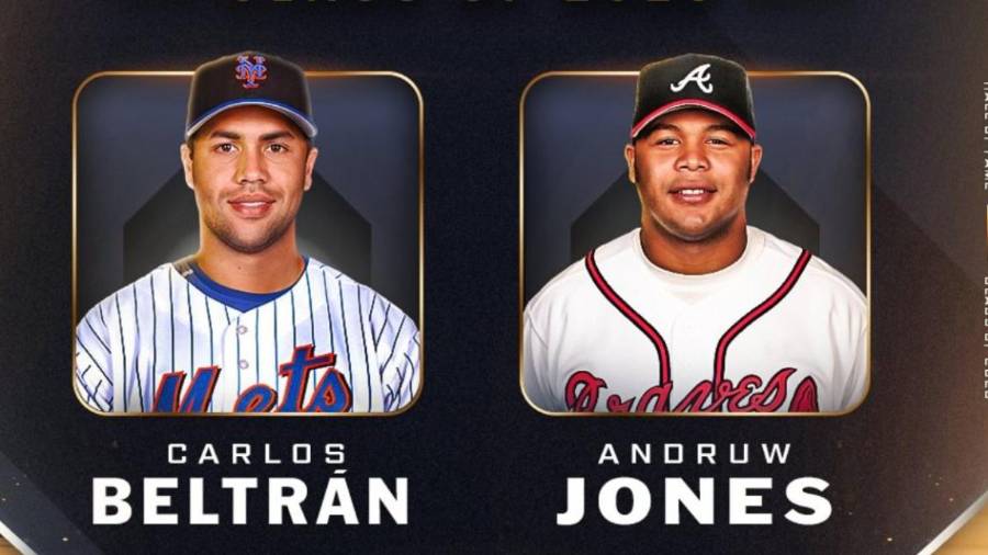 Carlos Beltrán y Andruw Jones serán exaltados al Salón de la Fama de Cooperstown en la Clase 2026, en reconocimiento a sus trayectorias como dos de los jardineros más completos de su generación en MLB.