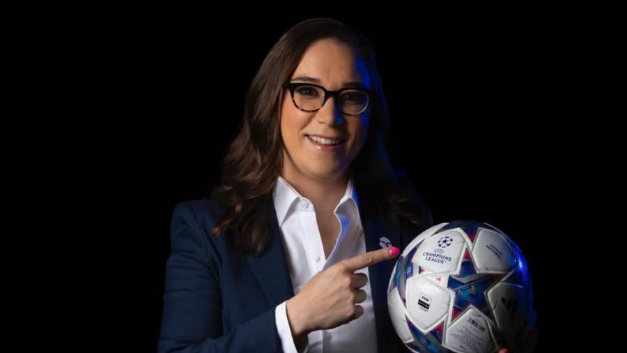 Majo González hizo historia al convertirse en la primera mujer en narrar una Final masculina de la Champions League en habla hispana.
