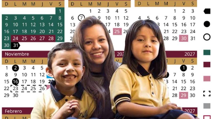 La SEP dio a conocer el calendario escolar 2026-2027 para preescolar, primaria y secundaria, en el que se establecen las fechas de inicio y fin de clases.