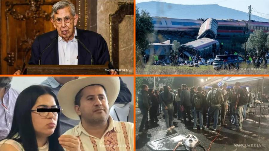 Las noticias más importantes del 28 de octubre en México: Muere Cuauhtémoc Cárdenas; Choque de trenes en España; Caso Carlos Manzo; Más de 34 horas bloqueo del Tec Saltillo, y más