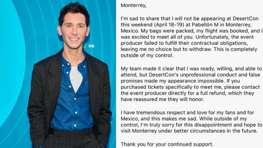 El actor que dio vida a Reese en Malcolm el de en medio canceló su participación en DesertCon 2026 en Monterrey, generando molestia entre fans.