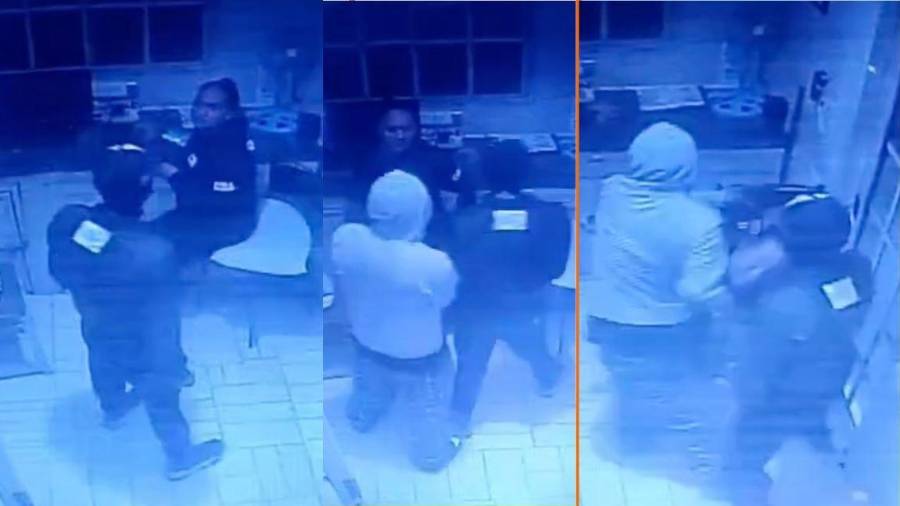 Cámaras del fraccionamiento habrían captado parte del atraco ocurrido durante la noche del sábado.