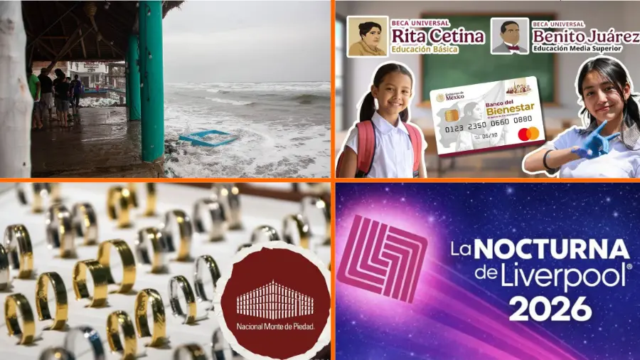 Noticias del fin de semana: Clima; Liverpool y Suburbia se adelantan al Buen Fin y Sheinbaum cierra gira de Segundo Informe