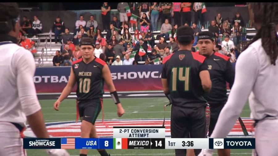 México y Estados Unidos se verán las caras en el Mundial de flag football en Alemania, con el pase a los Juegos Olímpicos de Los Ángeles 2028 en juego.