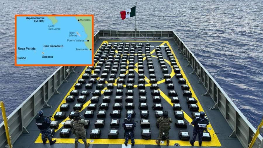 Semar y operativo de EU detienen tráfico de 188 toneladas de droga en Colima