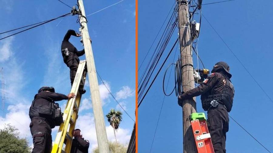 La Guardia Estatal de Tamaulipas retiró cámaras de videovigilancia instaladas de forma irregular en operativos desplegados en los 43 municipios