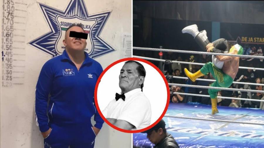 El Búho Pineda, histórico réferi de la lucha libre hidalguense, falleció durante una función en Mineral de la Reforma; el Hijo de Fishman fue detenido mientras se investigan los hechos.