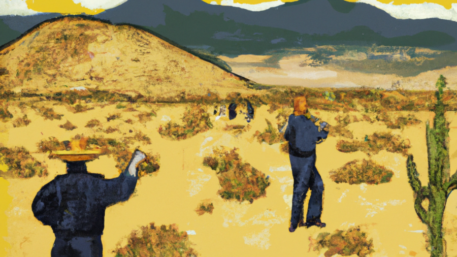 Un coyote que sonríe es el diablo