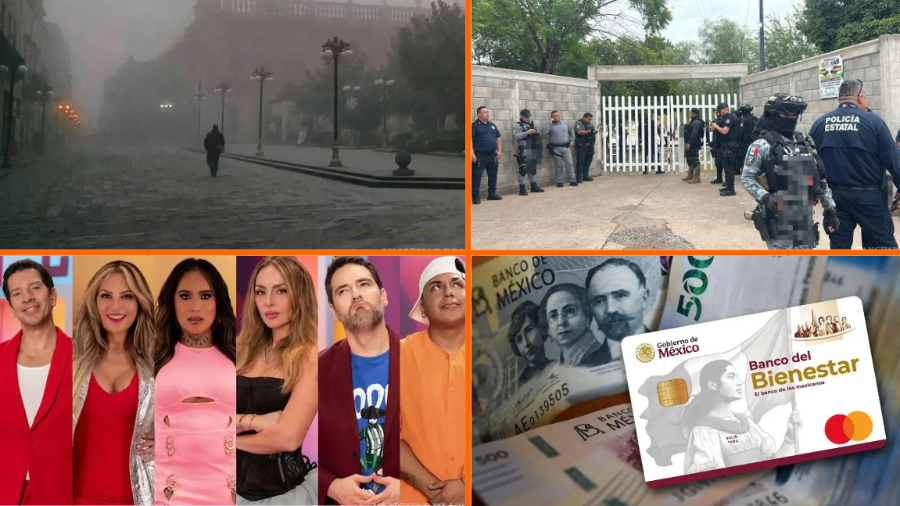 Noticias para el fin de semana: Ingresa Frente Frío, hermanos armados entran a secundaria y Sheinbaum reabre registro para depositar 9 mil 500 pesos al mes