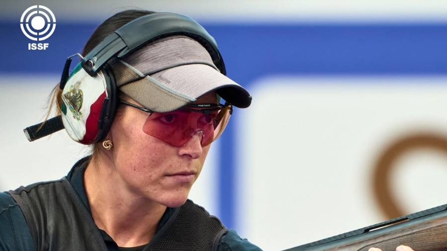 Rodríguez se convirtió en la primera mexicana en alcanzar una medalla mundial en tiro deportivo.