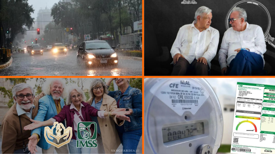 Noticias para el fin de semana: Pronóstico del clima; ajustan pago de pensión y revelan que AMLO ordenó investigar a Rocha Moya