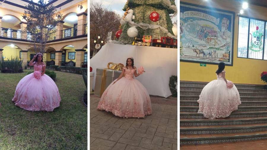 La joven recorrió distintos puntos del primer cuadro de la ciudad como parte de la conmemoración de sus quince años.