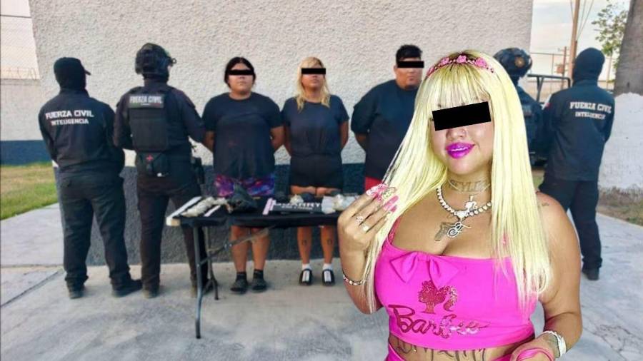 Estefani “N”, ‘La Barbie de la Alianza’, fue detenida en Monterrey junto con dos personas durante un operativo.