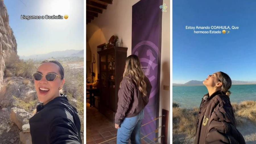 La creadora documentó su recorrido por pozas, senderos y paisajes naturales de Cuatro Ciénagas.