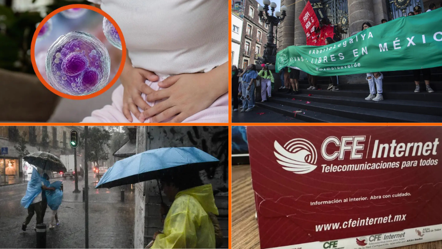 Noticias del fin de semana: Brote de diarrea explosiva; clima en México y plantea Morena ‘descongelar’ despenalización total del aborto