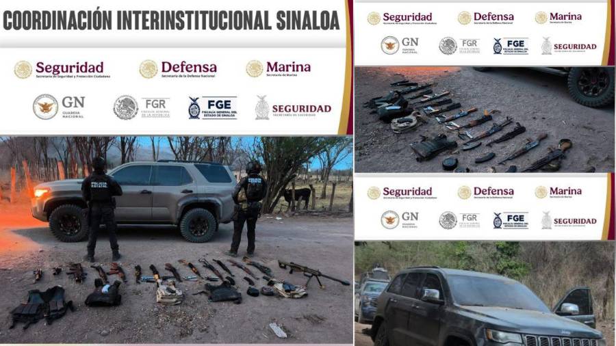 Seguridad Pública de Sinaloa comparte fotos del operativo