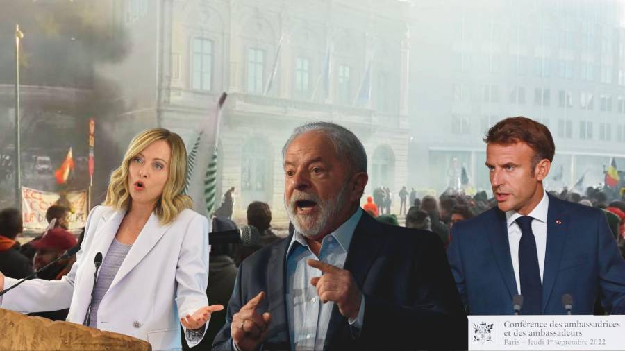 Los manifestantes afirmaron que el acuerdo UE-Mercosur permitiría el acceso de productos que no cumplen con los estándares franceses.