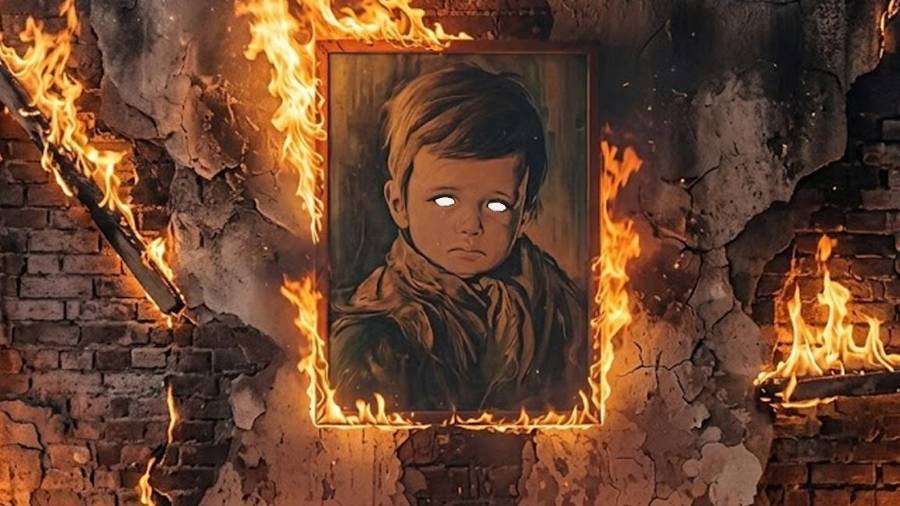 La historia del llamado “Niño Llorón” se convirtió en una de las leyendas urbanas más famosas, asociada con incendios, tragedias y una supuesta maldición que ha pasado de generación en generación.