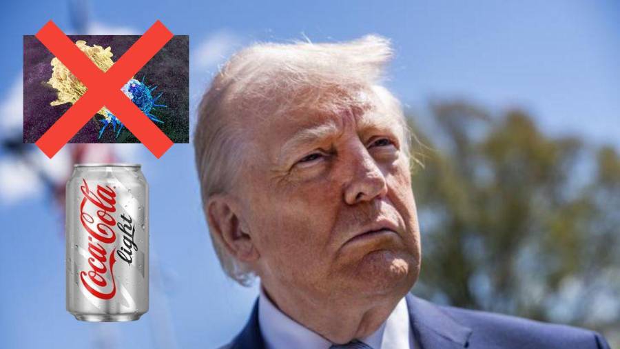 ¿Trump previene el cáncer con ‘Diet Coke'?